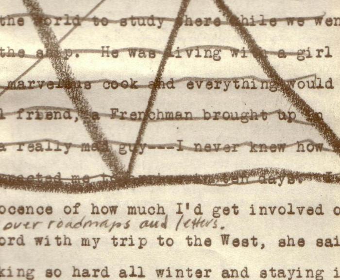 Jack Kerouac ; tapuscrit