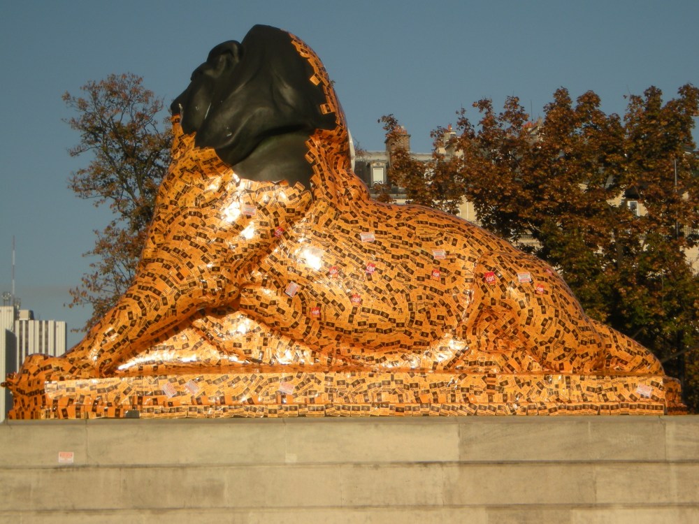 Lion de Belfort, place Denfert-Rochereau, Paris
