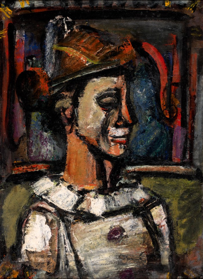 CLOWN DE PROFIL, GEORGES ROUAULT, COLLECTION WOLF - ©ARTCURIAL