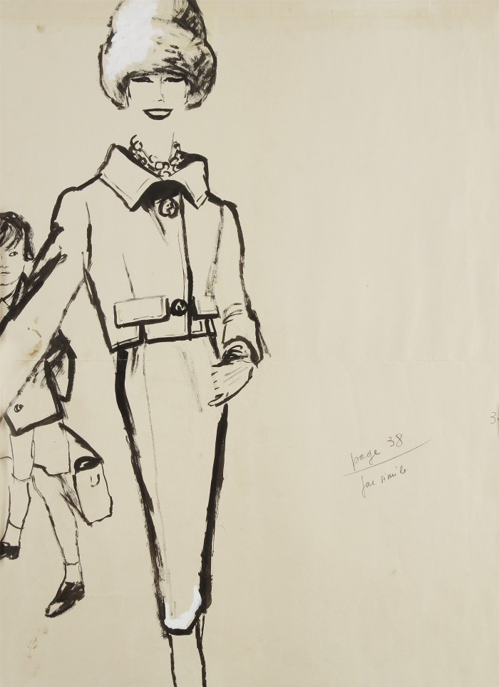 Blossac étude pour Vogue. 