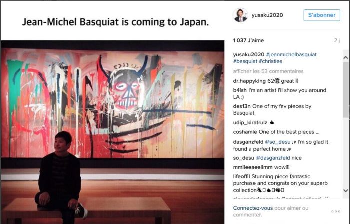 Yusaku Maezawa et son Basquiat