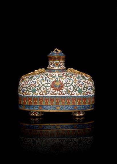 Cloisonné chinois, Qing