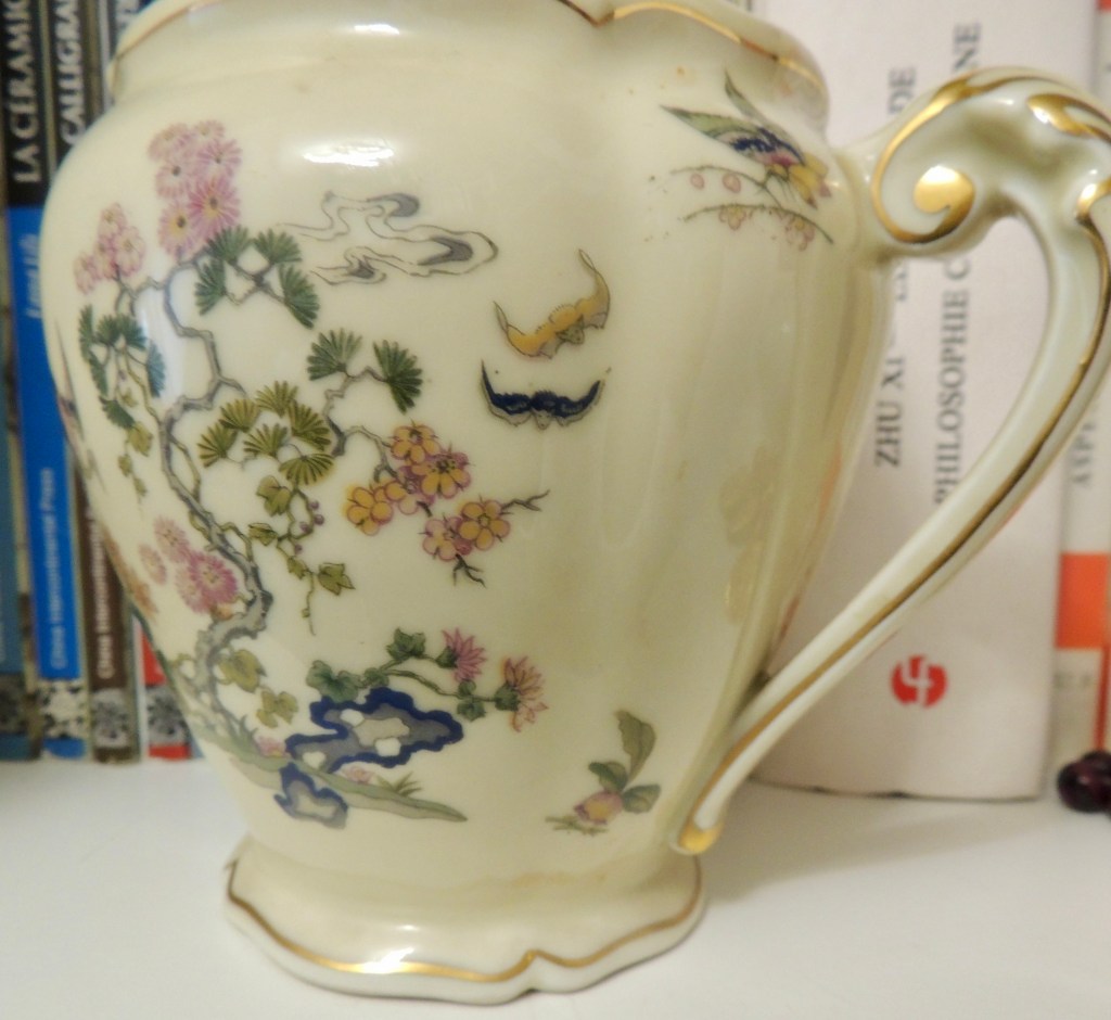 Porcelaine de Limoges,  décor inspiré par la chine